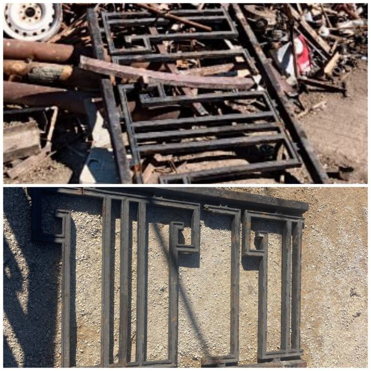 Секции чугонного забора Новой набережной в Феодосии нашли в пункте приёма металлолома